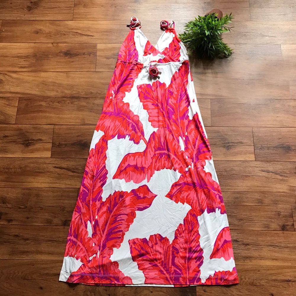 Banana republic leaf print dress
